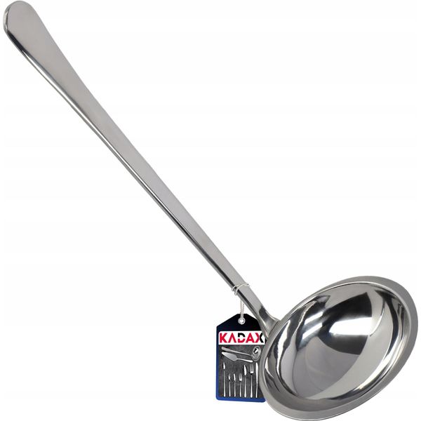 Mestolo Da Zuppa Kadax "Meylan"", Mestolo Da Cucina Con Manico Confortevole, 25,4 Cm, Argento"-image