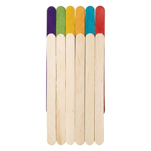 Colorations - Bastoncini Di Legno Colorati Per L'artigianato, 1000 Pezzi.-image