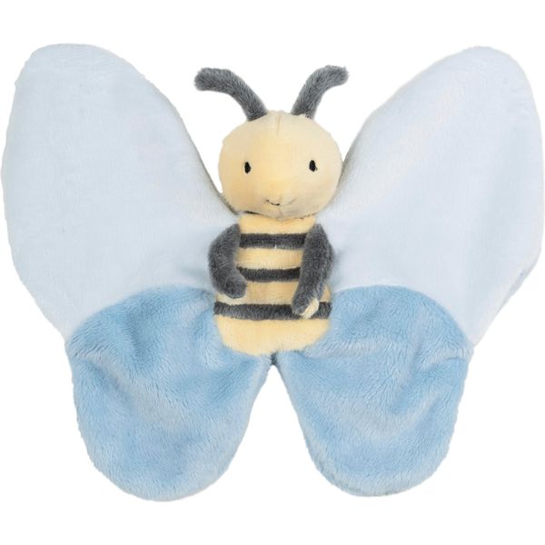 Panno Per Coccole Happy Horse Bee Benja - Regalo Per Bambini Blu E Giallo-image
