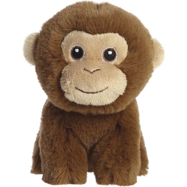 Aurora World Aurora, 35071, Eco Nation Mini Affe, 13Cm, Peluche, Marrone-image