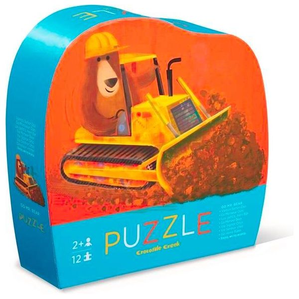 Crocodile Creek Mini-Puzzle A 12 Elementi/Go Mister Bear-image