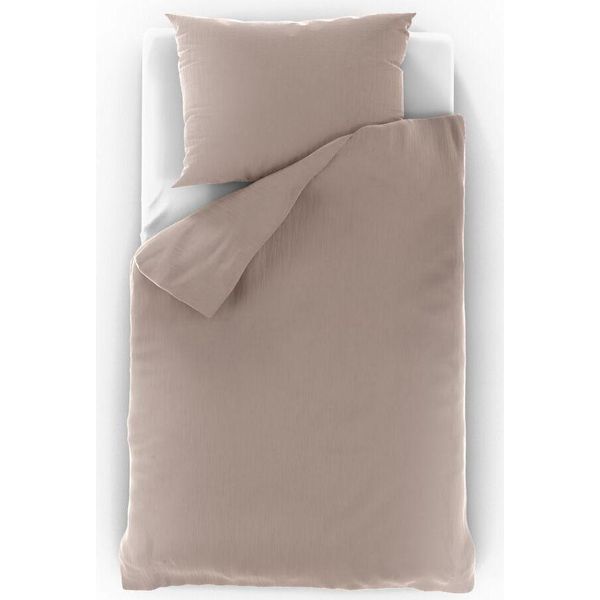 Biancheria Da Letto In Mussola 140X200, 70X90Cm Beige-image