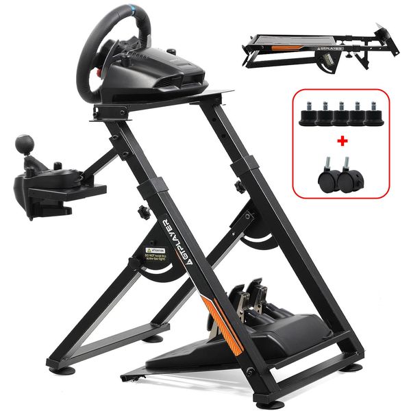 Gtplayer Supporto Per Volante Logitech Supporto Per Volante Da Gioco Supporto Per Volante Da Corsa Con V1 V2 Supporto Per Leva Di Cambio Inclinazione Regolabile PS4-image
