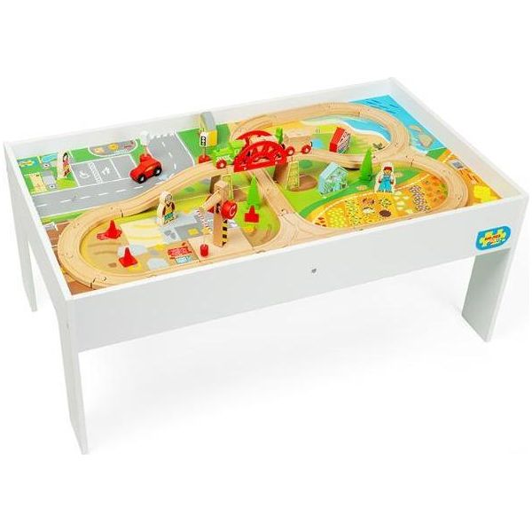 Binario E Tavolo Per Treni In Legno Bigjigs Rail-image