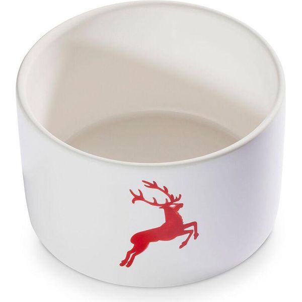 Gmundner Keramik Cervo Rosso Rubino, Parte Inferiore Vaso Di Stoccaggio H. 9 Cm-image