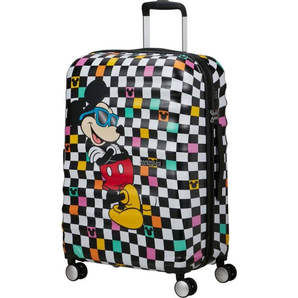 American Tourister Carrello Wavebreaker Disney Spinner 67 / 24 Tsa Disney Fl Mickey Check Multicolore-image