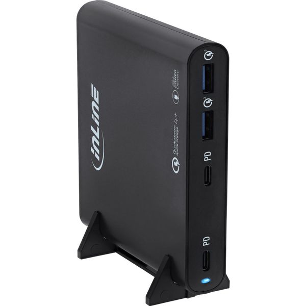 Inline Usb Netzteil Gan Ladegeraet 4-Port 2X USB-C+ USB-A 120W (31515B)-image