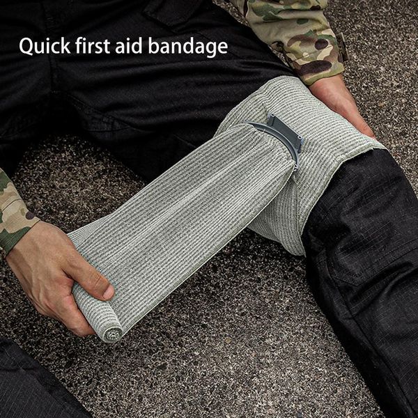 Bendaggio Emostatico Bendaggio Compressivo Di Emergenza Bendaggio A Vuoto Per Traumi Forniture Per Il Campeggio-image
