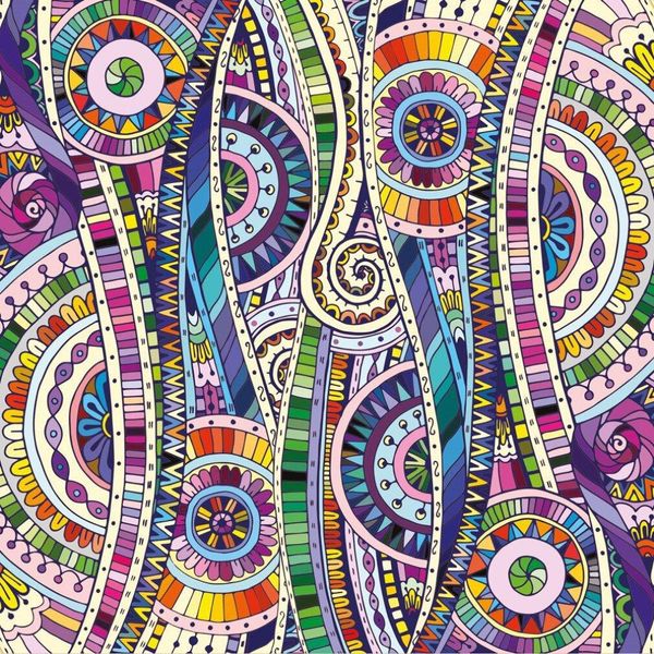 Yazz Puzzle Mosaico Geometrico - Gioco Di Posa Colorato 1023 Pezzi-image