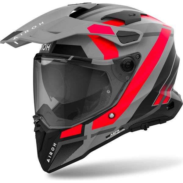Airoh Commander 2 Mavick Motocross Helm, Schwarz/Grau/Rot, 2XL (63)-image