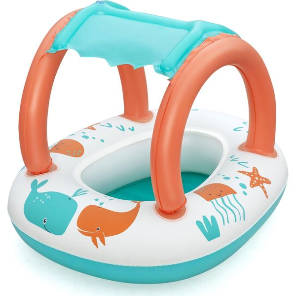 Pontile Gonfiabile Bestway Per Bambini Con Tettoia Per Il Nuoto-image