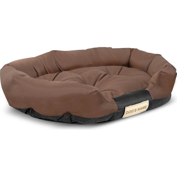 Lettino Per Cani 130X105 Cm Personalizzato Impermeabile Marrone-image