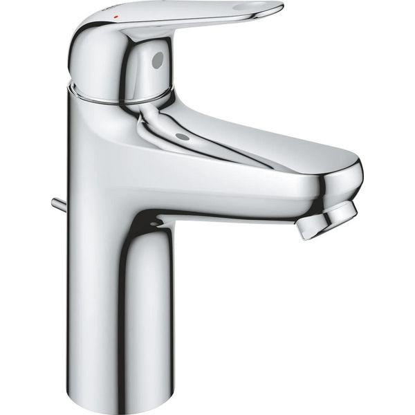 Grohe Euroeco Mitigeur Monocommandé Pour Lavabo, M-Size, Saillie 116Mm, Vidage à Tirette Plastique, 24265001, 24265001-image