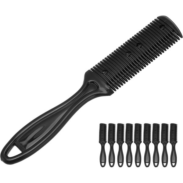 Pettine Tagliacapelli, Pettine Per Sfoltire I Capelli, Pettine Da Taglio Laterale Doppio, Pettine Da Taglio Per Capelli, Strumento Per Tagliare I Capelli, Forbici Da Taglio Laterali Doppie-image