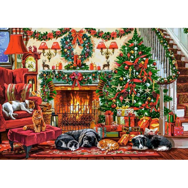Castorland Puzzle Accogliente Camino - 500 Teile Puzzle Spaß-image