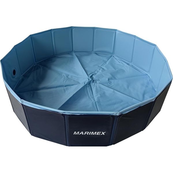 Piscina Pieghevole Per Cani Ø 160 Cm Blu-image