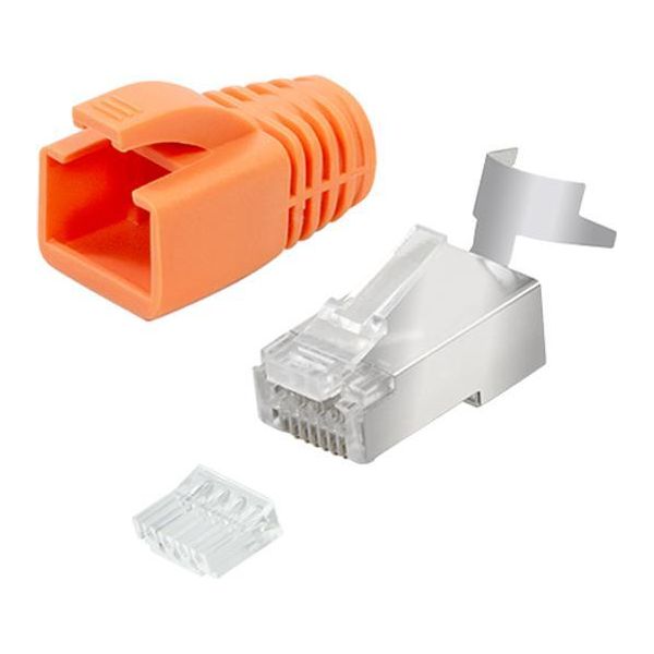 Logilink MP0078 Logilink Cat.6A RJ45 Modularstecker FüR Cat.6A & Cat.7 10Er-image