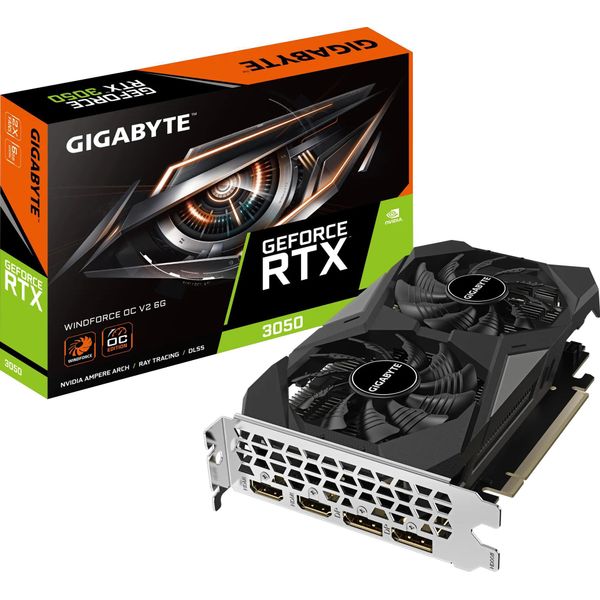 Gigabyte Geforce Rtx 3050 Windforce Oc V2 6G Nvidia 6 Gb GDDR6-image