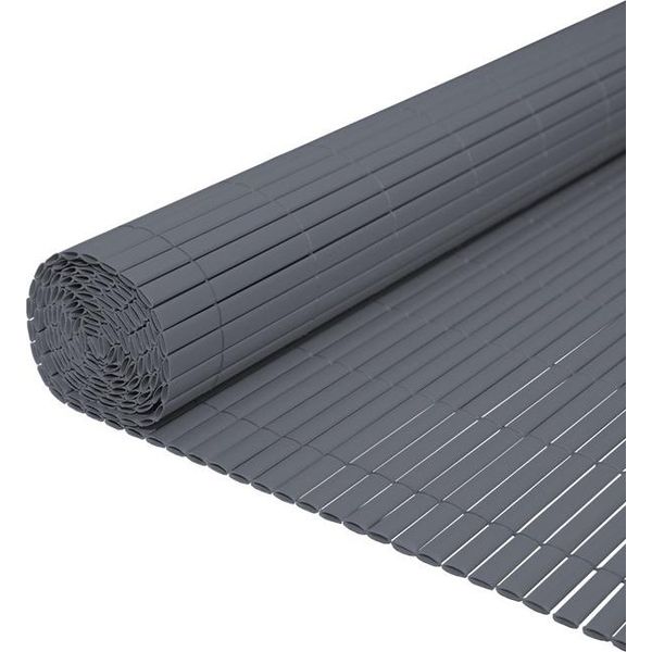 Hengda Pvc Privacy Schermo Stuoia Privacy Recinzione Schermo Privacy Per Recinzione Balcone Frangivento Grigio 160X700Cm-image
