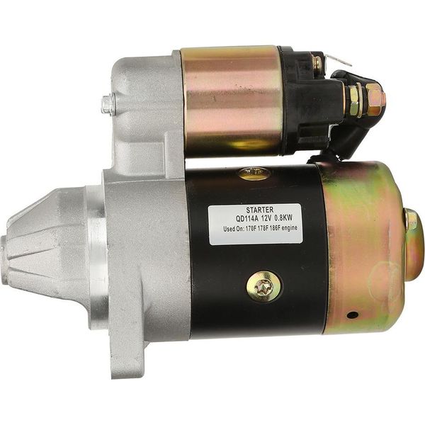 12V 0.8KW Pompa Dell'acqua / Diesel / Benzina Motore Di Avviamento Elettrico Rotazione Inversa-image