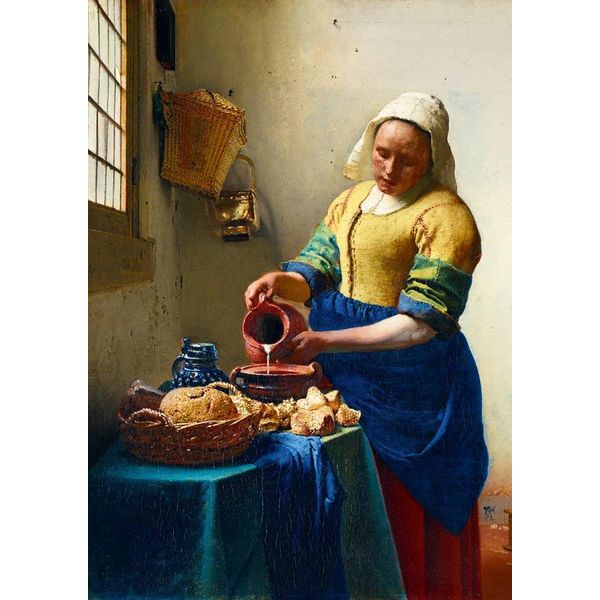 Puzzle Bluebird Puzzle D'arte Vermeer La Lattaia 1000 Pezzi-image