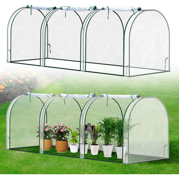 Jayseuw Serra Serra Per Pomodori Serra Fredda 270X90X90 Cm Bianca-image