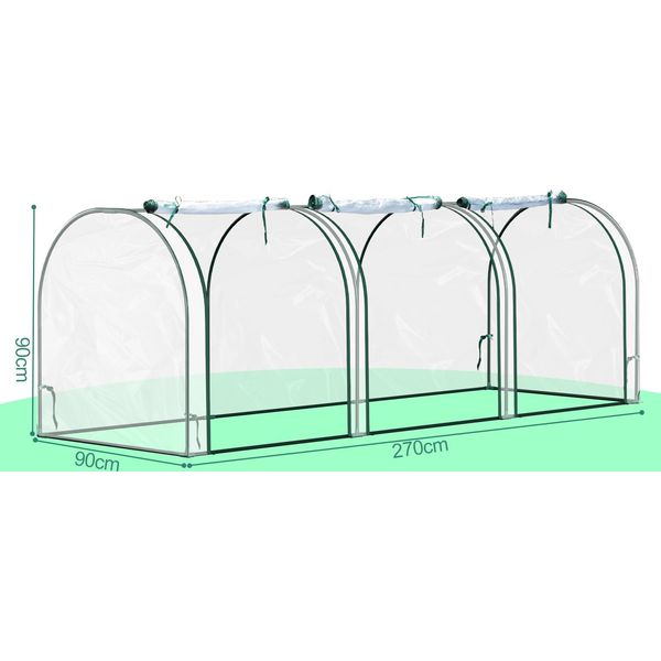 Tolletour Serra Serra Per Pomodori Serra Fredda 270X90X90 Cm Bianca-image