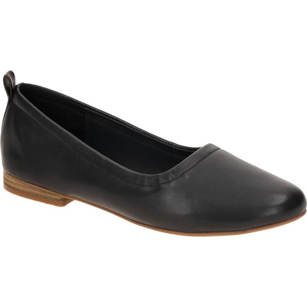 Clarks Fawna Soft Ballerine - Scarpe Basse Da Donna - Scarpe Slip-On Nero Tempo Libero Nuovo-image
