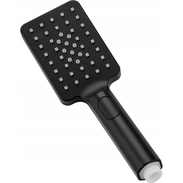 Granitan | Soffione Caro2 - 25 Cm - Nero - 2 Funzioni - Anticalcare - Riduzione Dell'acqua Eko-image