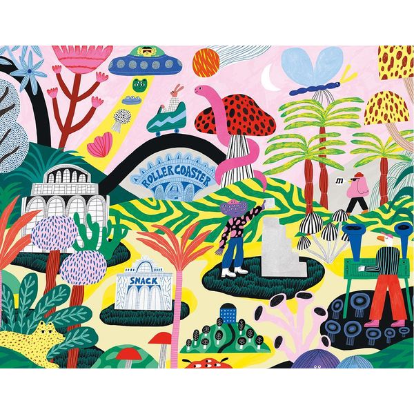Pezzi & Pace Puzzle Montagne Russe - 1000 Pezzi Giocattolo Colorato-image