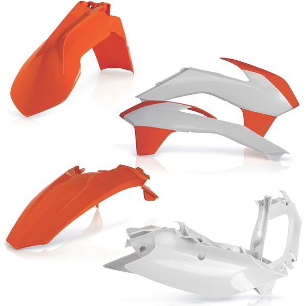 Kit Carene 5 Pezzi Acerbis Modello 2015 Arancio/Bianco Per Ktm-image