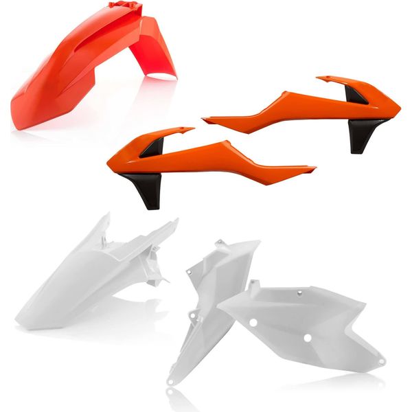 Kit Carene 6 Pezzi Acerbis Modello 2016 Arancio/Bianco Per Ktm-image