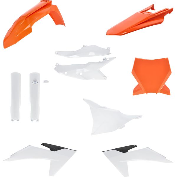 Kit Carene 10 Pezzi Acerbis Modello 2024 Arancio/Bianco Per Ktm-image