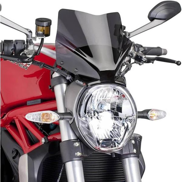 Cupolino Puig Naked Sport Fumè Scuro Per Ducati-image