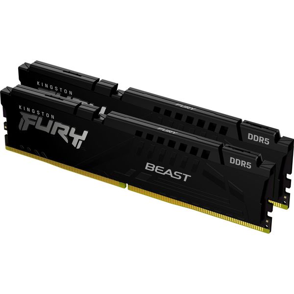 Kingston Technology Fury Beast 64GB 5600Mt/S DDR5 CL40 Dimm (Kit Da 2) Nero-image