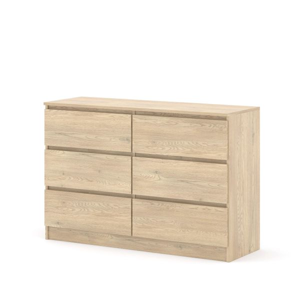 Cassettiera Maja S6 120 Cm Cremona Rovere Credenza Credenza Alta-image