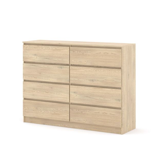 Cassettiera Maja S8 140 Cm Cremona Rovere Credenza Credenza Alta-image