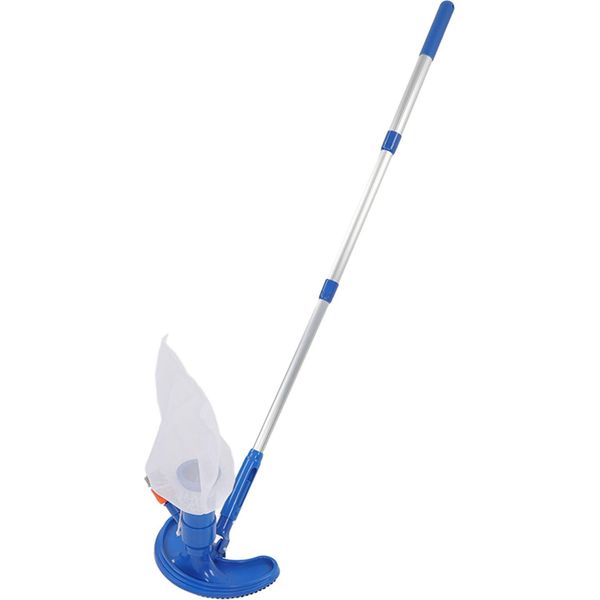 Strumento Di Aspirazione Per Piscina Con Spazzola Asta Telescopica Portatile In Plastica Per Piscina Aspirapolvere A Getto Per Centro Termale Fontana Standard Europeo-image