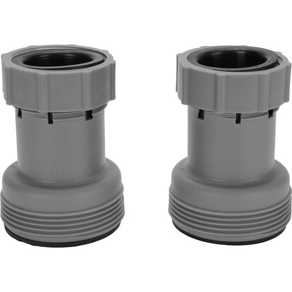 2Pcs Pool Hose Adapter 1,5 Pollici A 1,25 Pollici Tubo Adattatore Di Conversione Per Up Ground Piscina Filtro Pompa-image