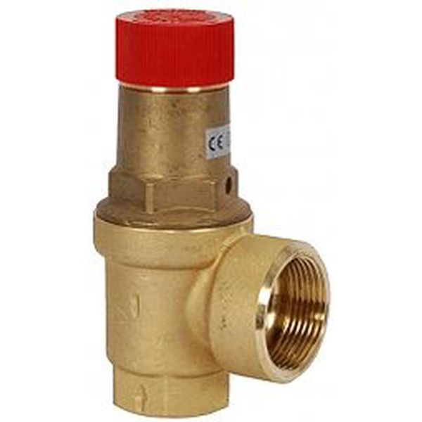 Valvola Di Sicurezza A Membrana Honeywell Resideo SM120 In Ottone, 3/4 Di Pollice, 3 Bar, B-image