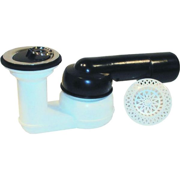 Hutterer & Lechner HL514 Btsifon Dn40/50X6/4 Pollici Orizzontale Con Disco Di Sfiato Conico 6/4' E Filtro Per Capelli Hl-image