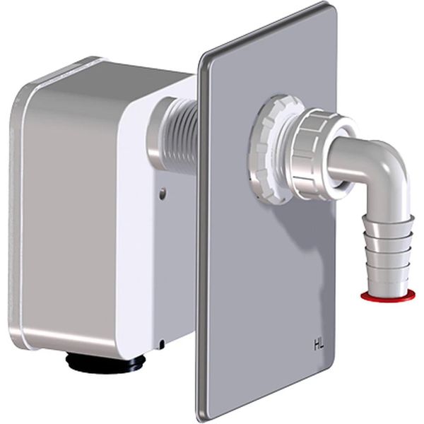 Hutterer & Lechner HL4000.1 Set Completo Attacco Singolo Per Apparecchio Di Lavaggio Up Sifone HL4000.0-image
