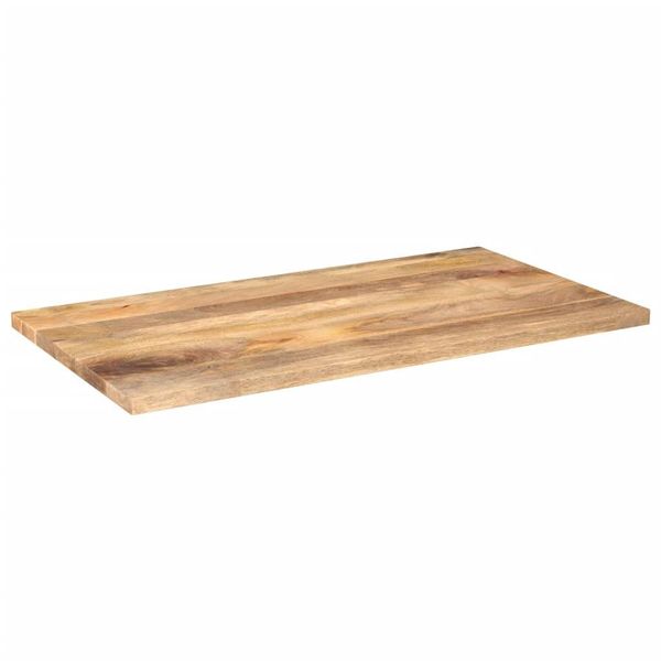 Vidaxl Piano Da Tavolo 100X60X3,8 Cm Rettangolare In Legno Massiccio Di Mango-image
