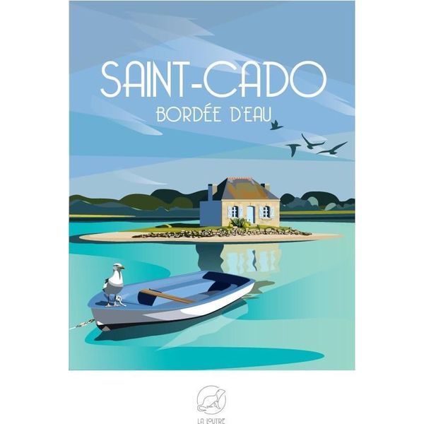 Il Puzzle Della Lontra Saint-Cado BordéE D'eau - 1000 Teile Puzzle-Spiel-image