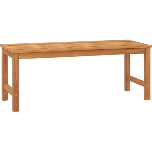 Syfax™ Panchina Da Giardino 114 Cm In Legno Massello Di Teak-image