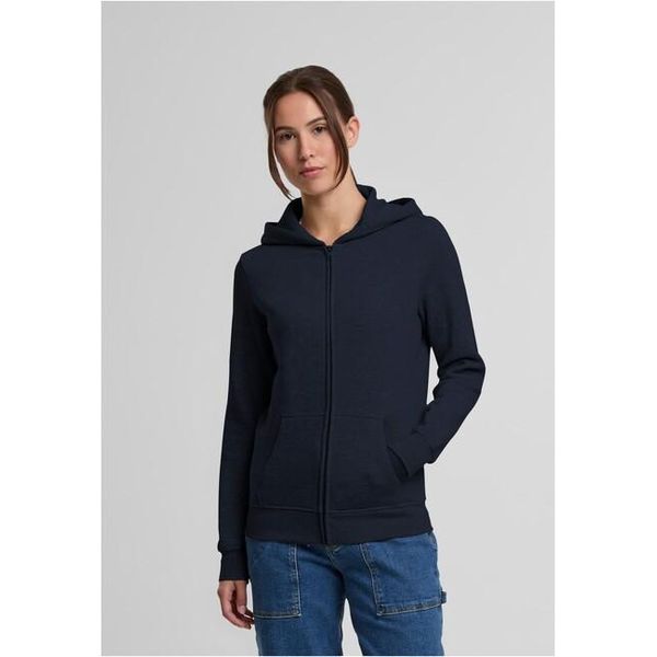 Urban Classics Donna Basic Essential Zip Hoody Navy - 3XL-image