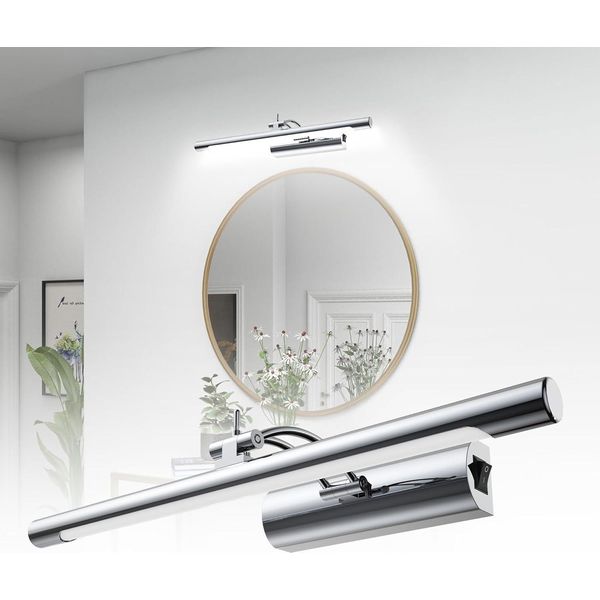 Luce A Led Per Specchio Yuenfong Bagno 15W Luce Da Bagno, Lampada Da Bagno Lampada Da Bagno Lampada Per Specchio Per Illuminazione Specchio (Tipo J03 - Bianco Freddo)-image