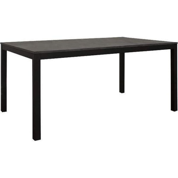 Milanihome.It - Tavolo Da Pranzo Allungabile Di Design Moderno Industrial Cm 80 X 140/200 X 77 Hdi Coloreantracite-image