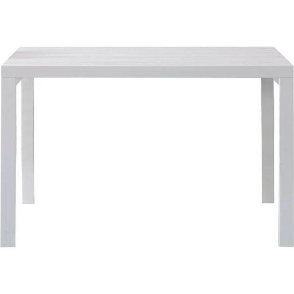 Milanihome.It - Tavolo Da Pranzo Moderno Di Design Allungabile A Libro Frassinato 90X120/240Di Colorebianco-image