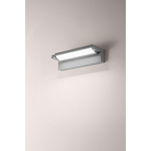 Display - Applique Led Da Parete 36W Cct 3000K-4000K, Orientabile 340°, 2900 Lm, IP65, 36Cm, Grigio Chiaro - Perenz-image